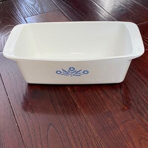 Corning ware Cornflower Canada Made Loaf Brad Pan 315b 2 Quart 9X5X3
